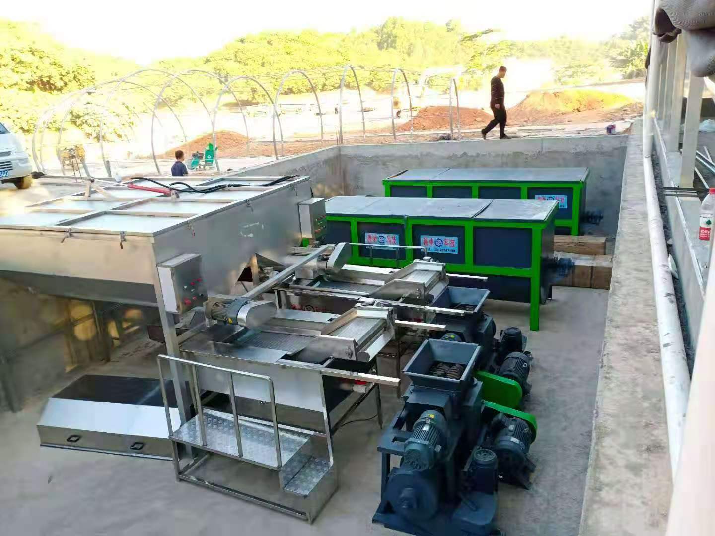 50吨餐厨垃圾安装现场